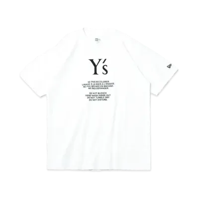 NEW ERA x Y's SS24 S/S Cotton Tee "White"