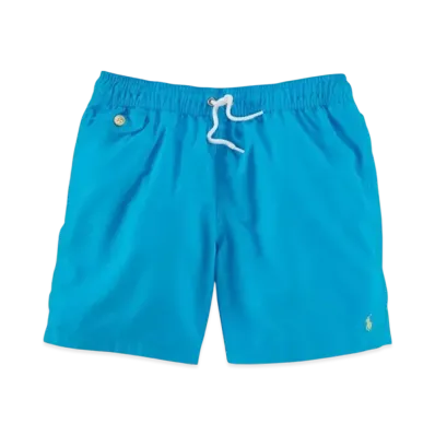 Polo Ralph Lauren Kids Traveler Swim Trunk "Sky Blue"