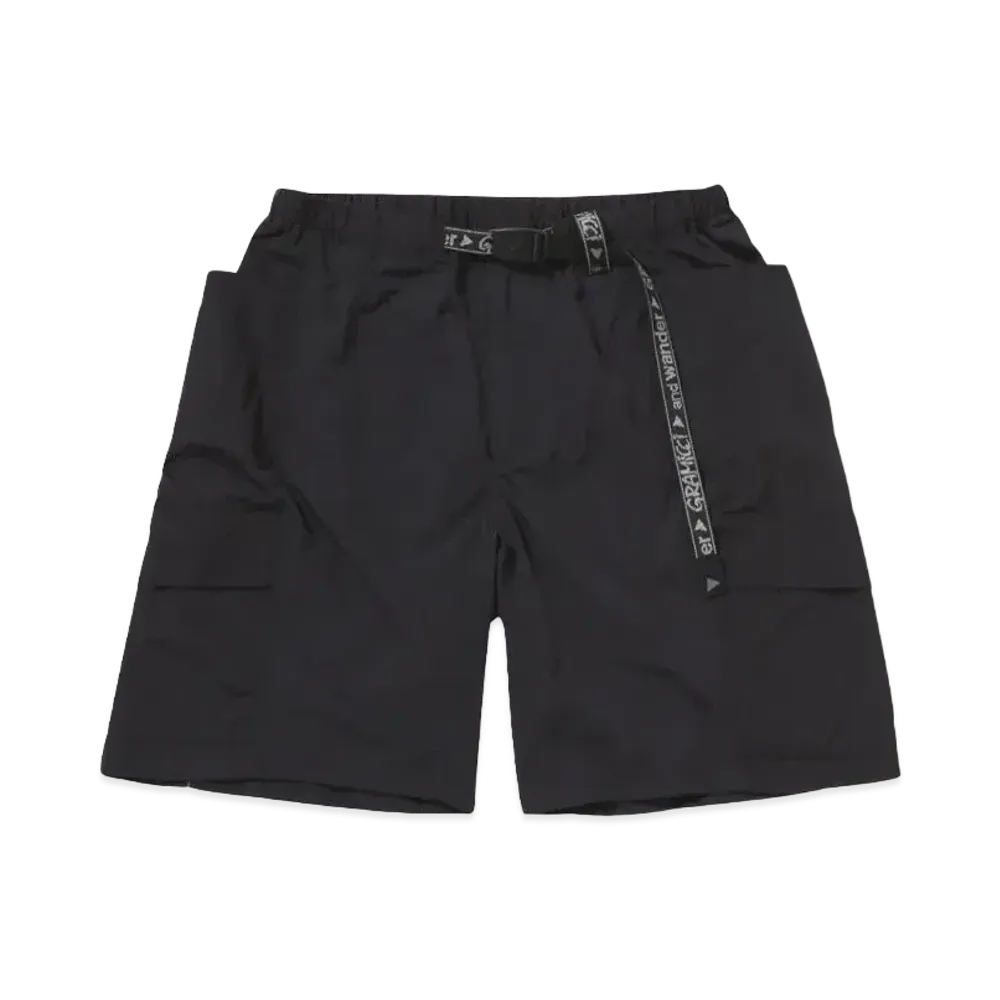 GRAMICCI x and wander Patchwork Wind Short "Black"