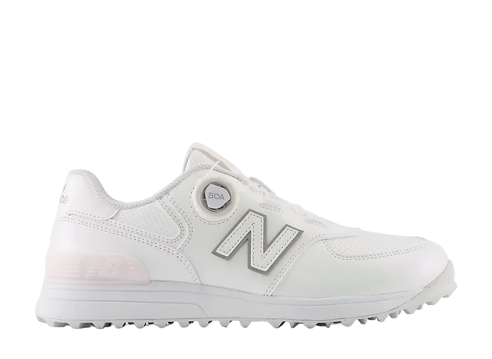 New Balance Women's Golf 574V4 Boa "White/Pink Salt"