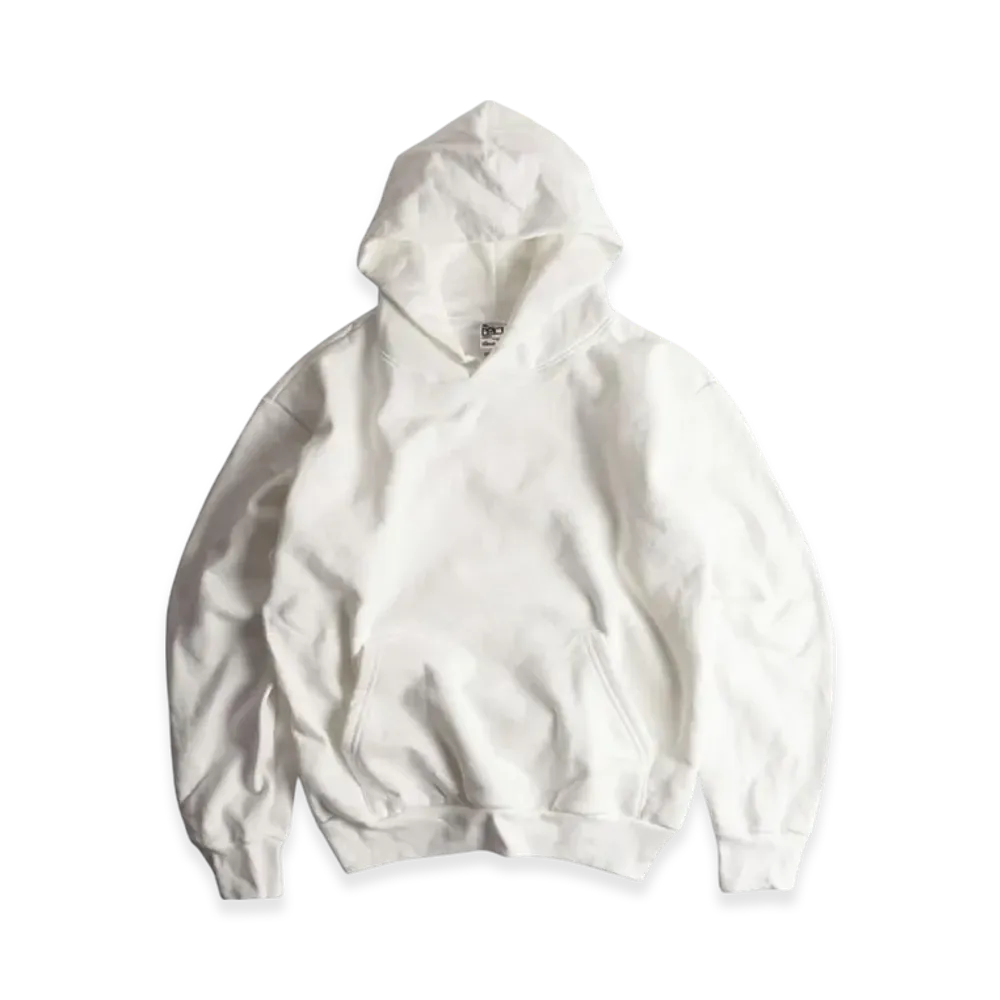 Los Angeles Apparel 14OZ Heavy Fleece Pullover Hooded Sweatshirt "White"