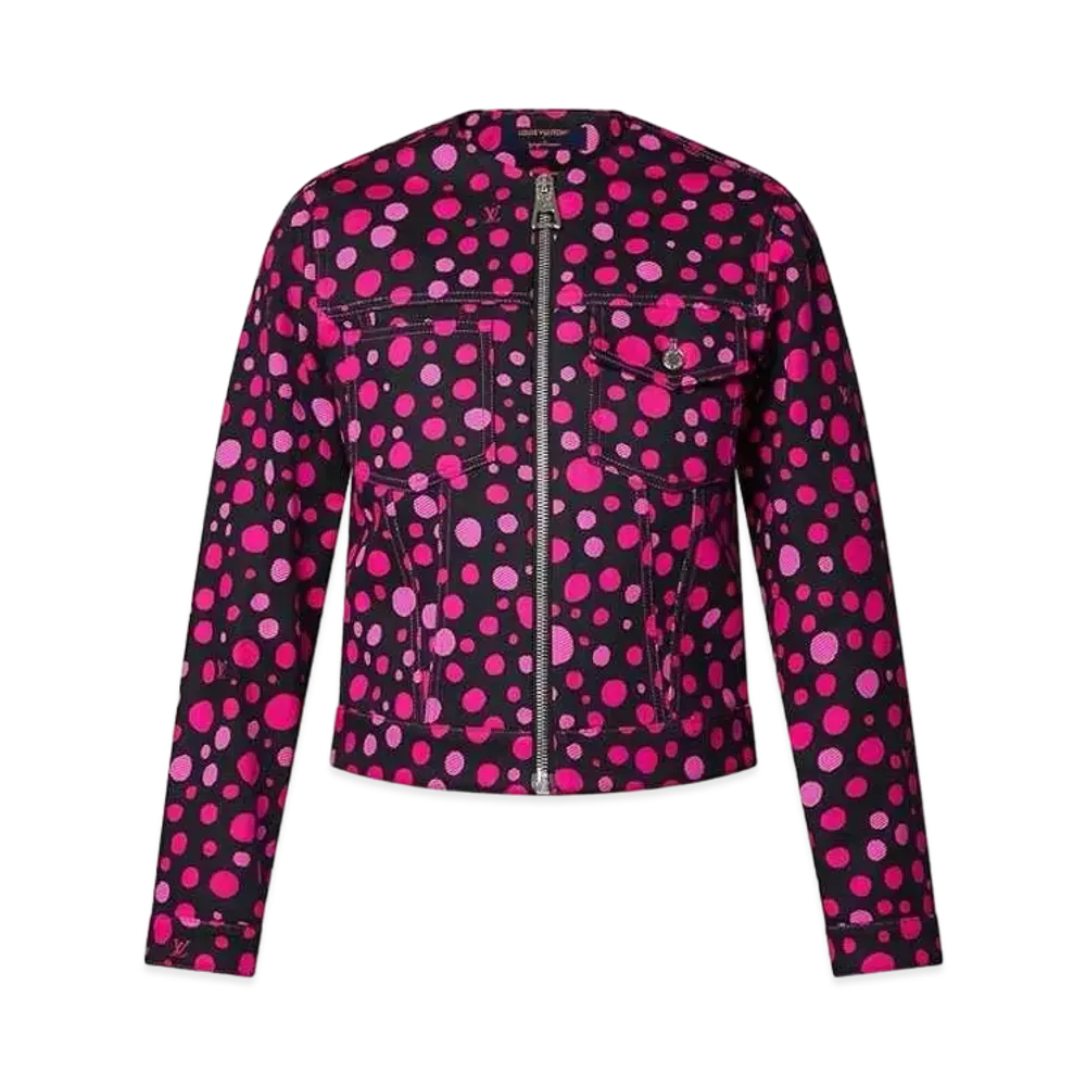 Louis Vuitton x Yayoi Kusama Infinity Dots Zip-Up Jacket "Fuchsia"