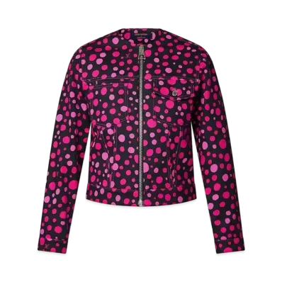 Louis Vuitton x Yayoi Kusama Infinity Dots Zip-Up Jacket "Fuchsia"