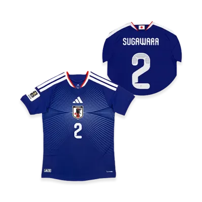 adidas Soccer Japan 2026 Home Authentic Jersey "FIFA World Cup 26 Official Sleeve Badge" #2 Yukinari Sugawara "Japan Blue"