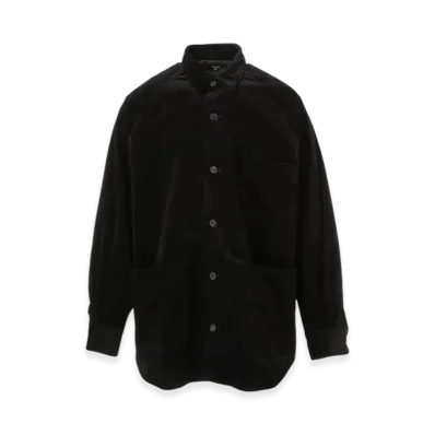 COMME des GARCONS HOMME Corduroy Raglan Shirt "Black"