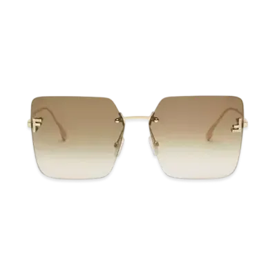 FENDI First Crystal "Gold/Brown"