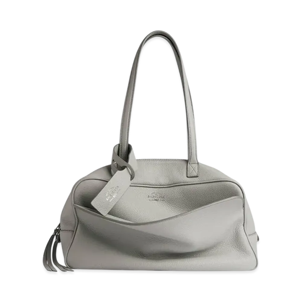 BALENCIAGA Carrie Bowling Bag Medium "BALENCIAGA Grey"