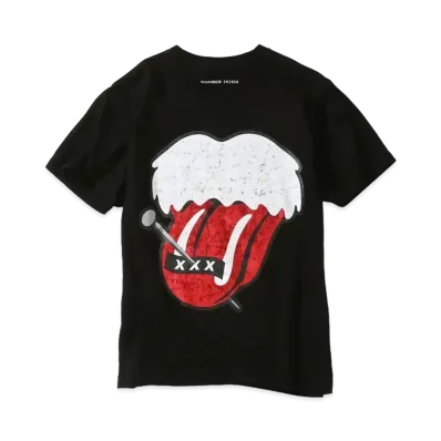 GOD SELECTION XXX x NUMBER (N)INE T-SHIRT "Black"