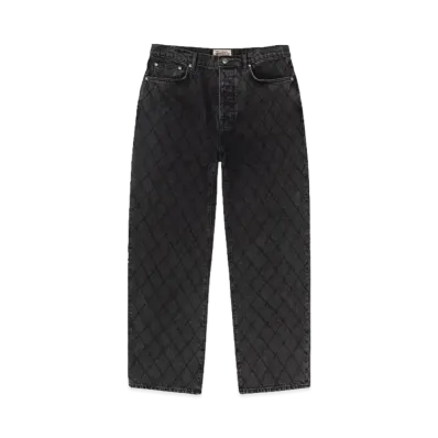 Stussy Big Ol' Jean Quilted Denim "Black "