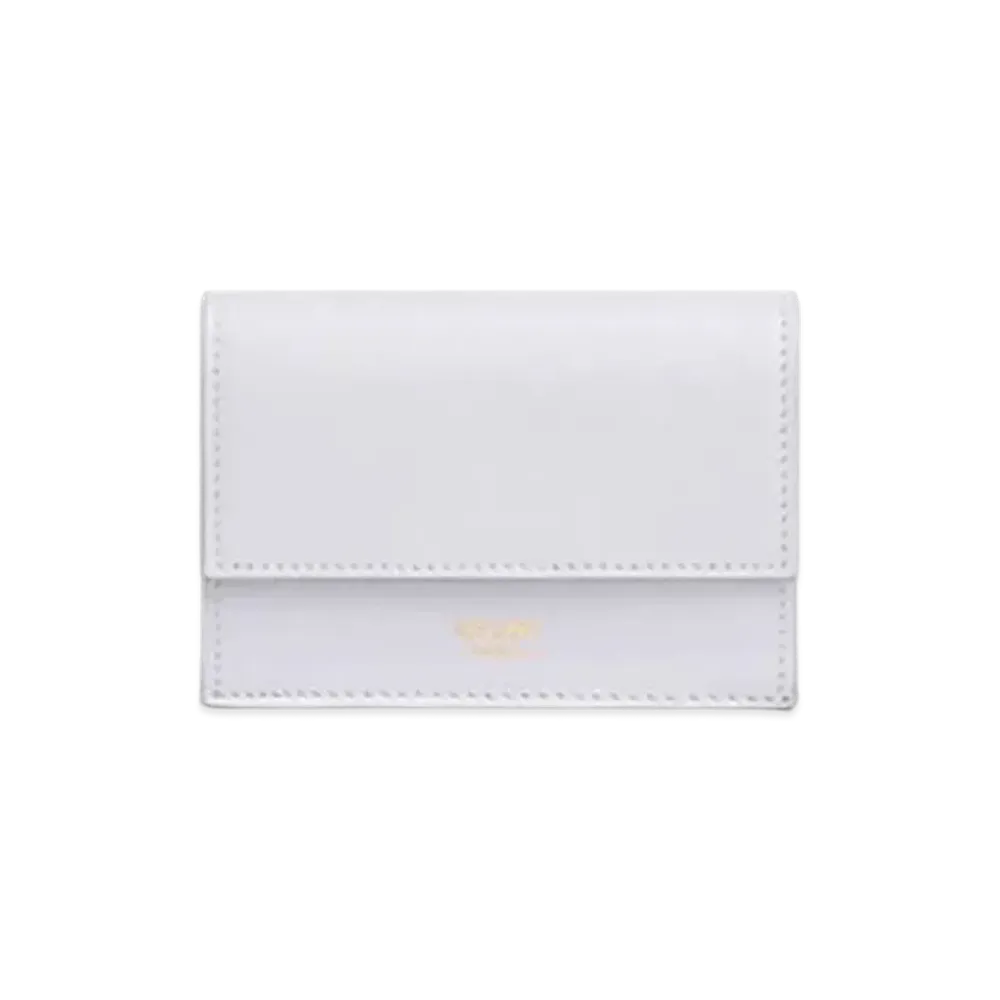 CELINE Folded Wallet in Smooth Calfskin "Light Gray"