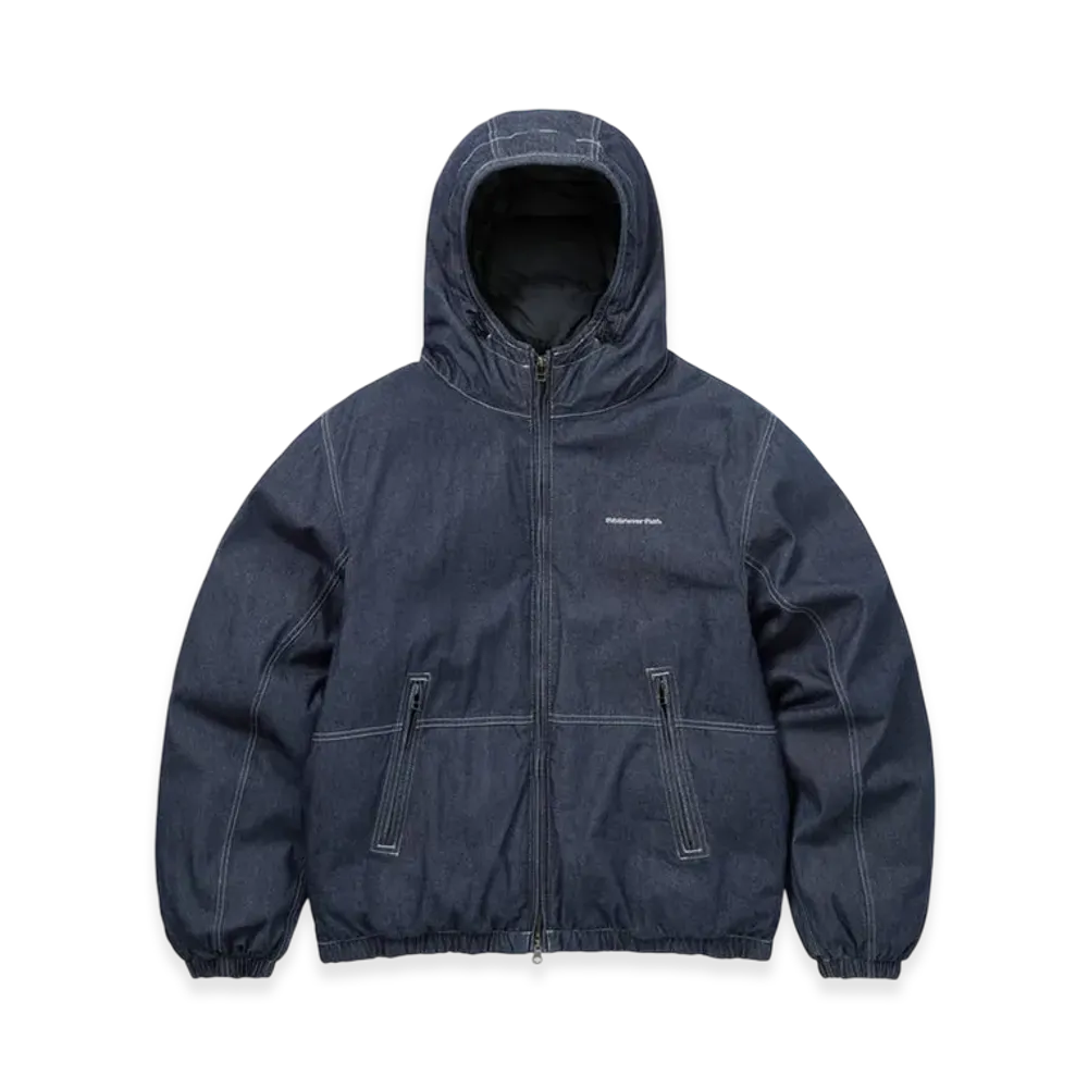 thisisneverthat Denim Down Puffer Jacket "Indigo"