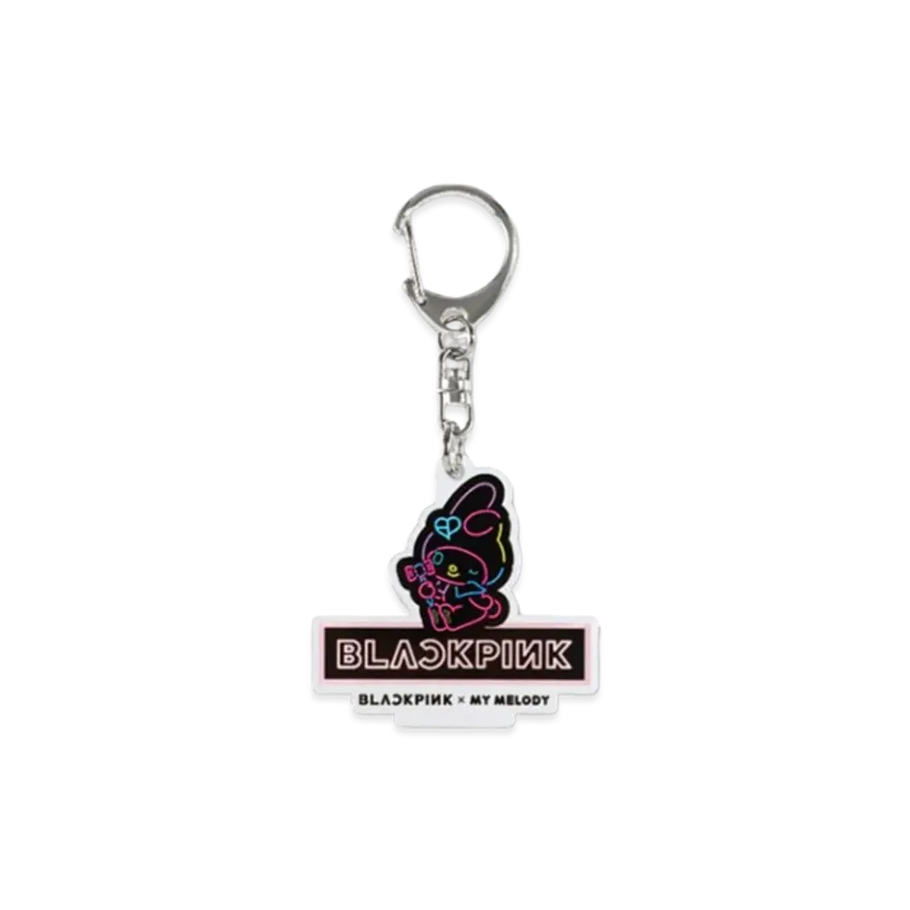 BLACKPINK x My Melody Acrylic Key Holder "Neon"