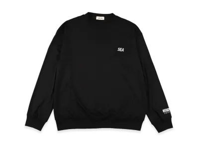 WIND AND SEA Relax Fit Washable Wool L/S Tee "Black"