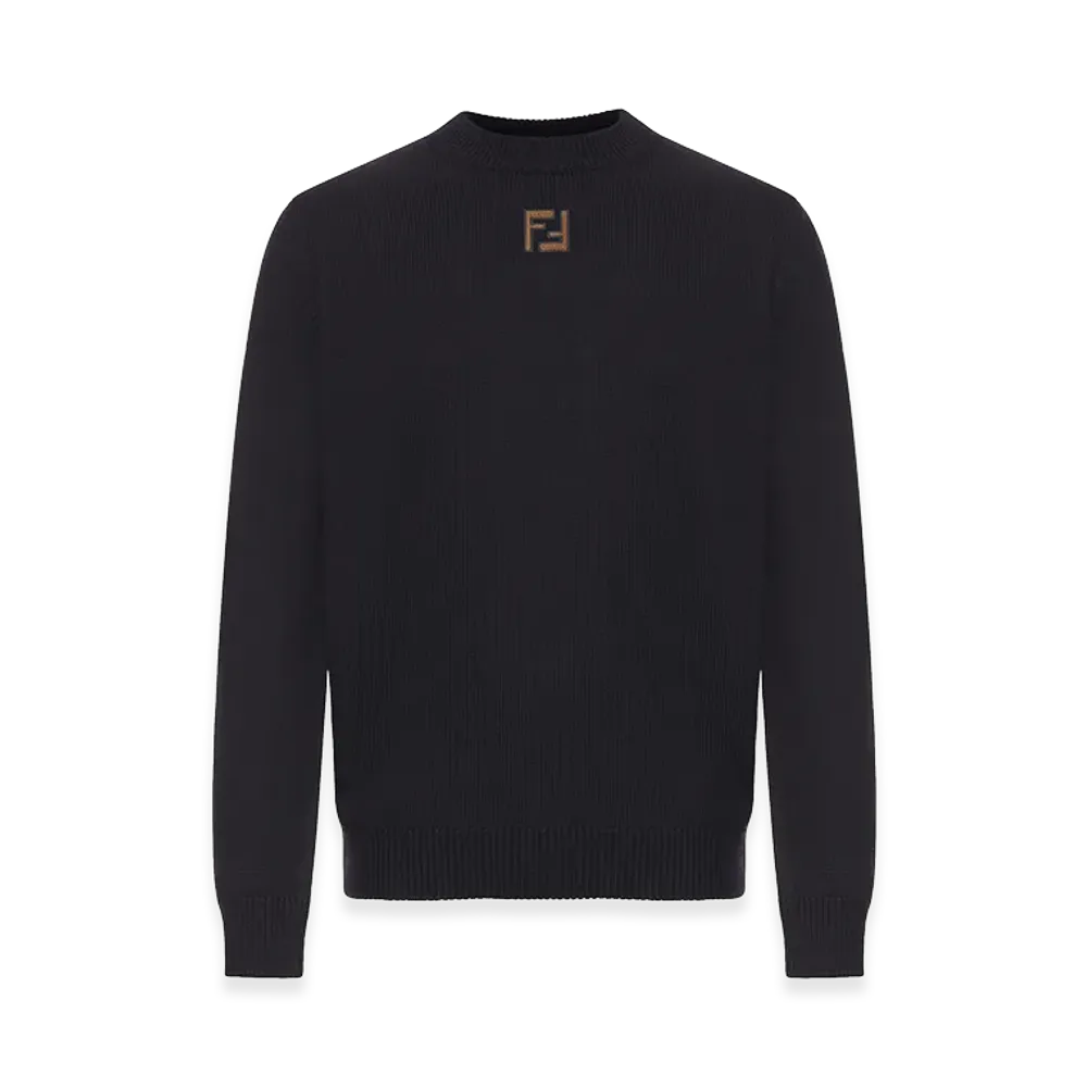 FENDI FF Velvet Micro Sweater "Black"
