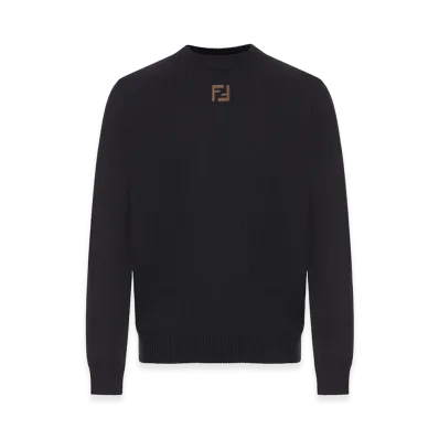 FENDI FF Velvet Micro Sweater "Black"
