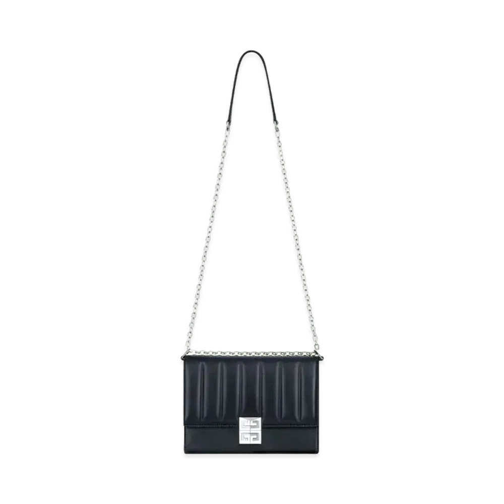 GIVENCHY Medium 4G Bag in Padded Leather with Chain "Black"