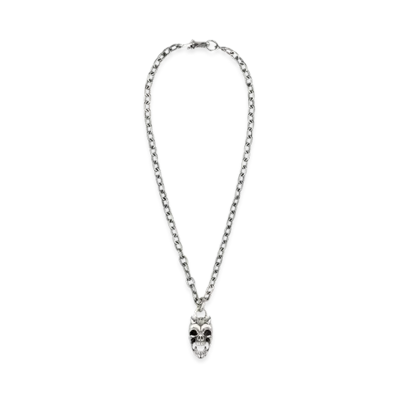 THUG CLUB TC Riding Skull Necklace "Silver"