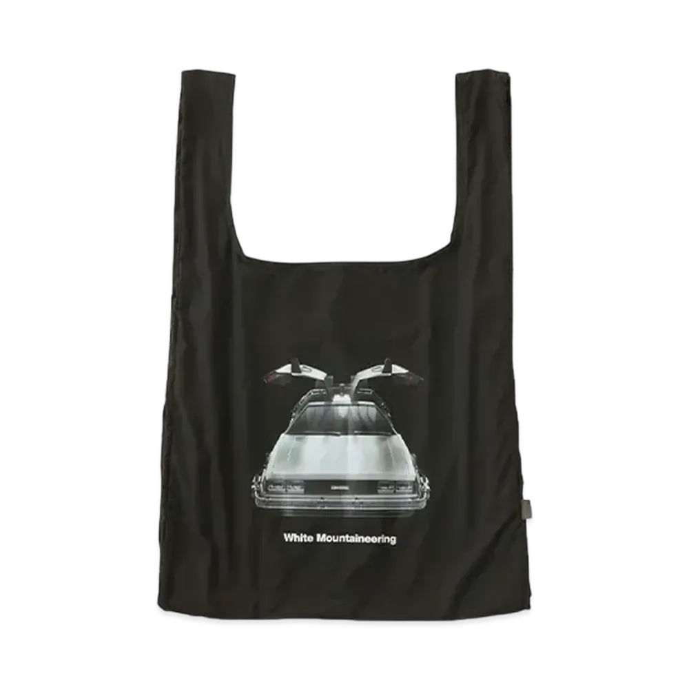 White Mountaineering Delorean Tote Bag "Black" WM2471819