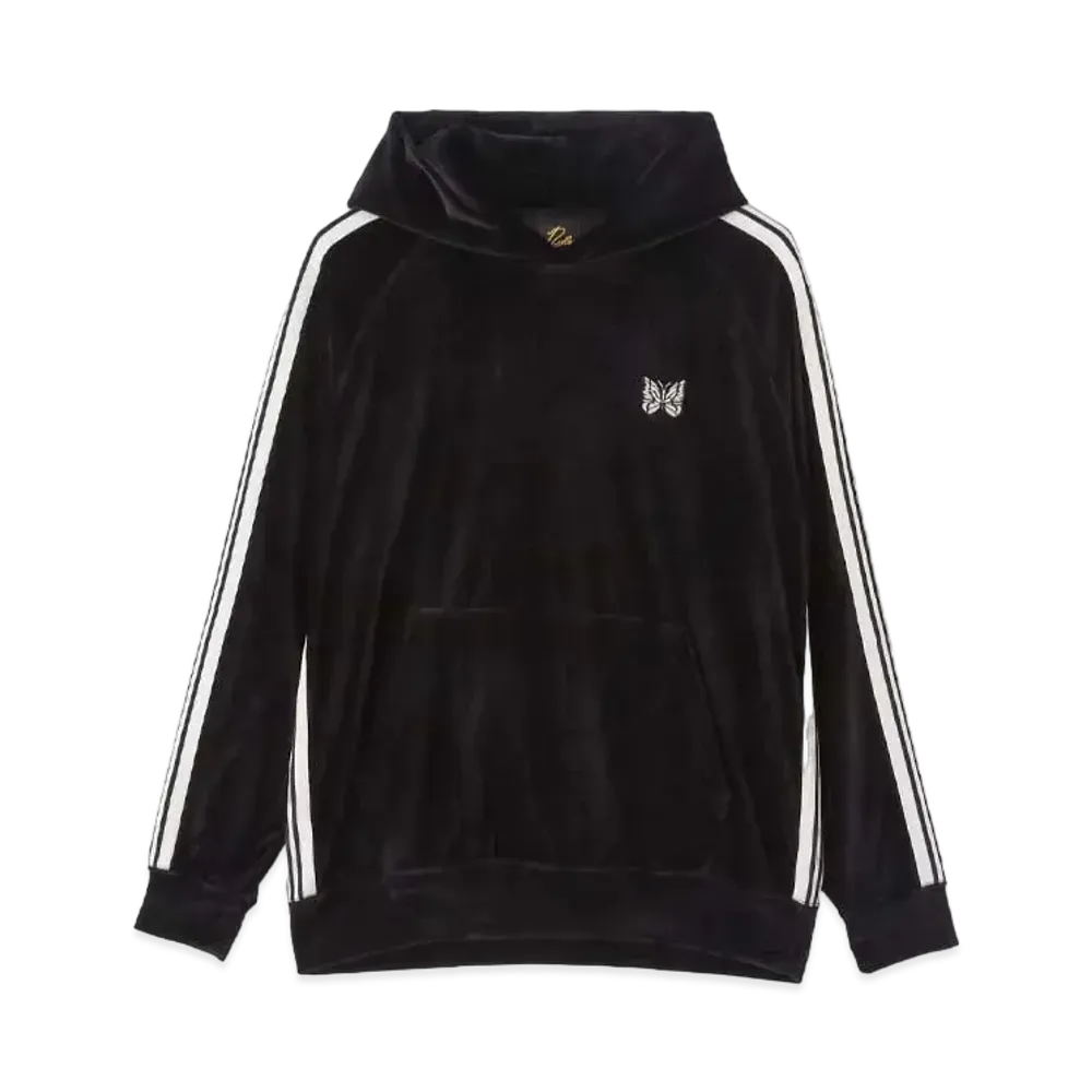 Needles LHP Exclusive Track Hoodie -C/PE Velour "Black"