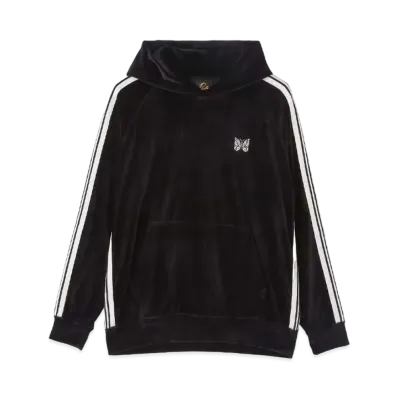 Needles LHP Exclusive Track Hoodie -C/PE Velour "Black"