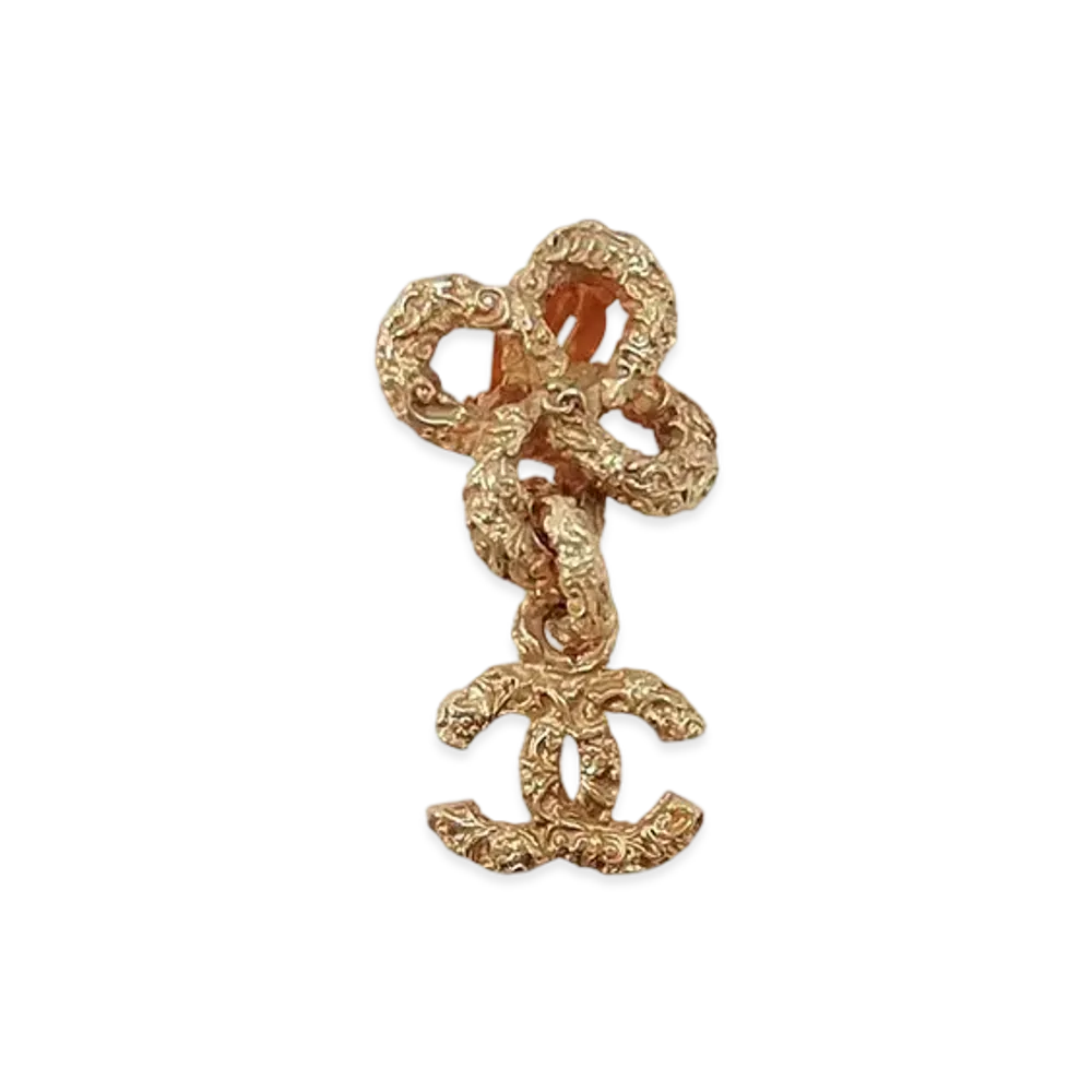 CHANEL CC Logo Earrings "Gold"