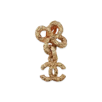 CHANEL CC Logo Earrings "Gold"