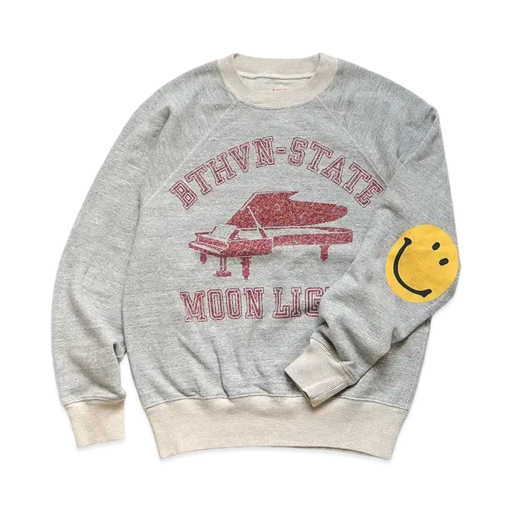 KAPITAL TOP BEAUTYY LAGRANGE CREW SWEAT (MOONLIGHT) "Gray"