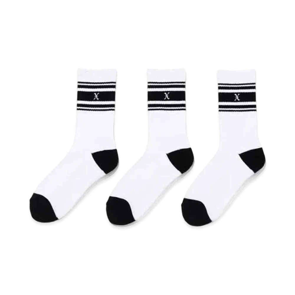 GOD SELECTION XXX Socks (3Piece 1Pack) GX-S24-SO-02 "Black"