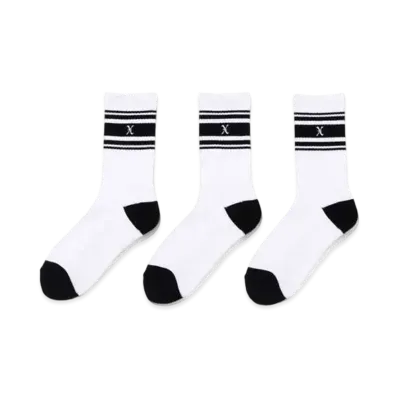 GOD SELECTION XXX Socks (3Piece 1Pack) GX-S24-SO-02 "Black"
