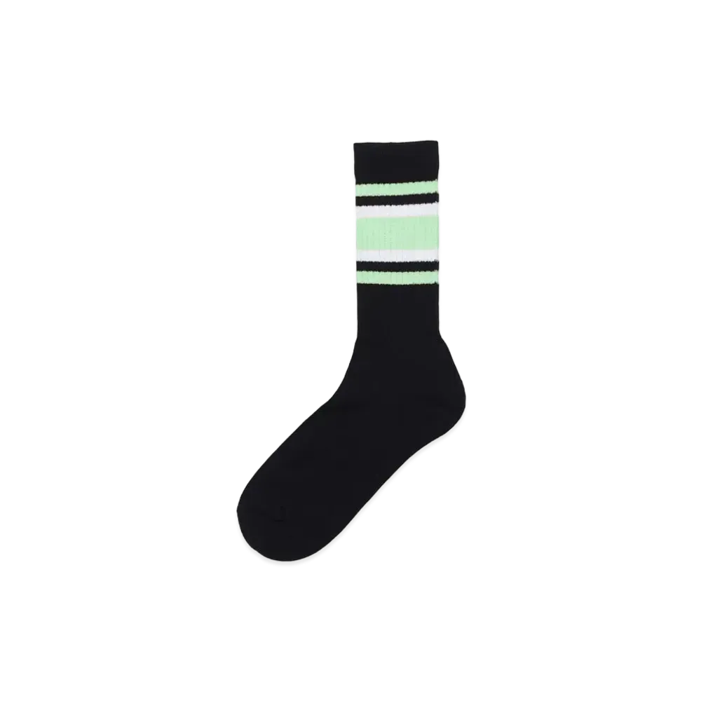 WACKO MARIA Sports Socks "Black Mint"