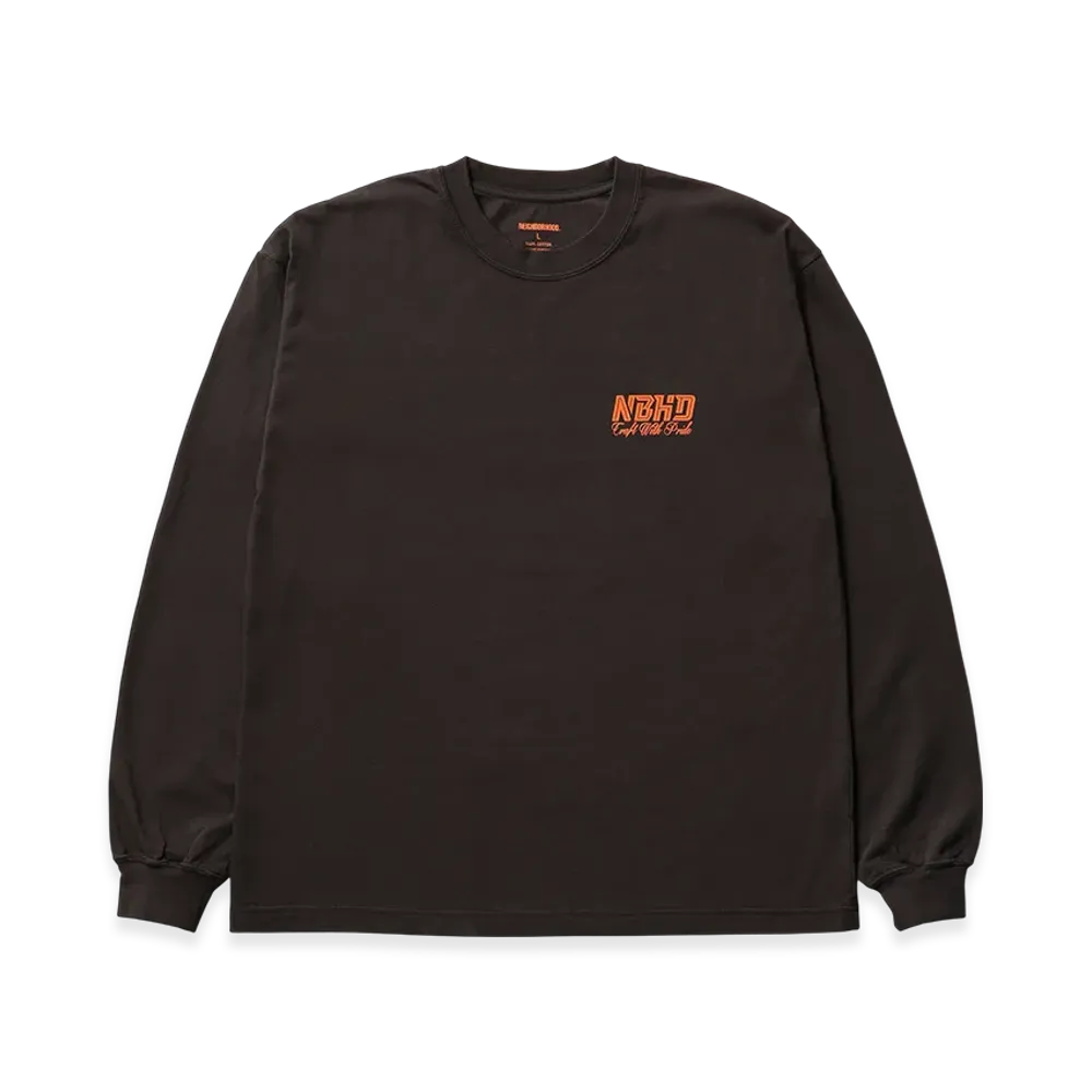 NEIGHBORHOOD NH 252 Spot . Tee LS-3 "Brown"