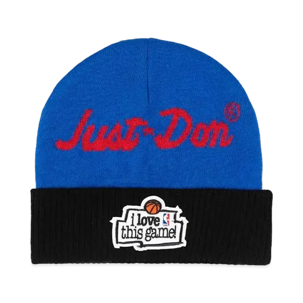 Just Don I Love This Game Beanie "Blue"