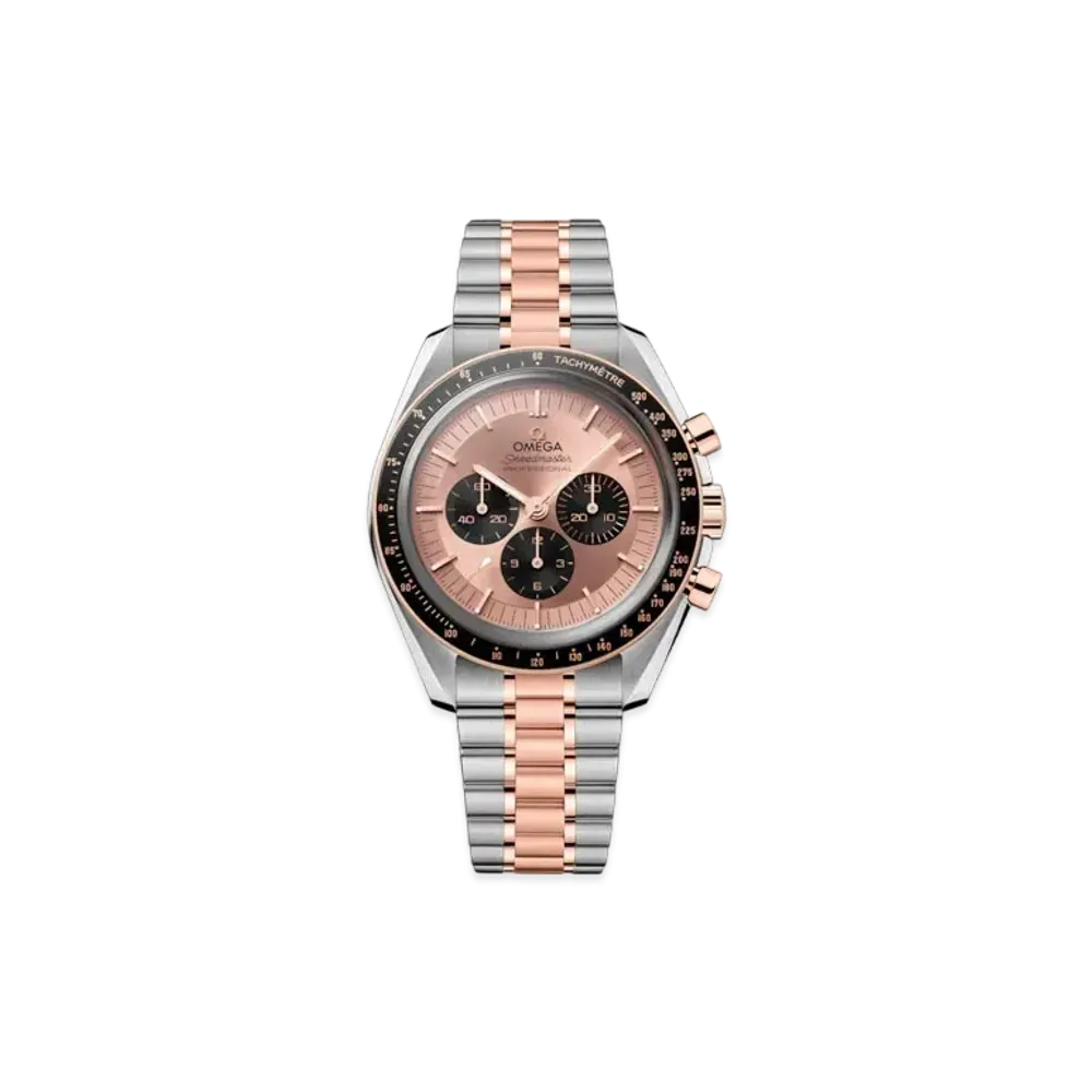 OMEGA Speedmaster Moon Watch Professional Co-Axial Master Chronometer 42MM "Stainless Steel/Sedona Gold/Pink" 310.20.42.50.99.001