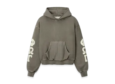 FEAR OF GOD ESSENTIALS Women's 90s Fleece Hoodie Classic Fit "Washed Seal"