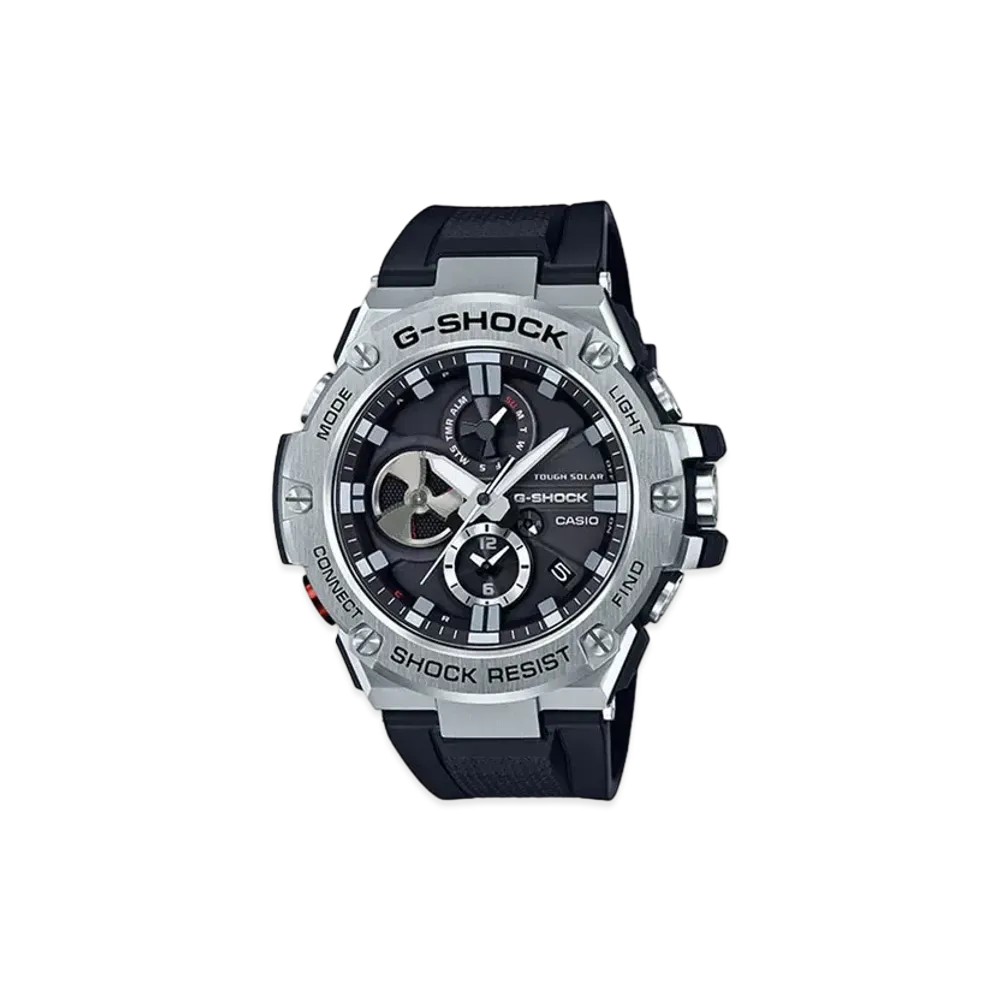 Casio G-Shock G Steel GSTB100-1A - 58mm in Stainless Steel