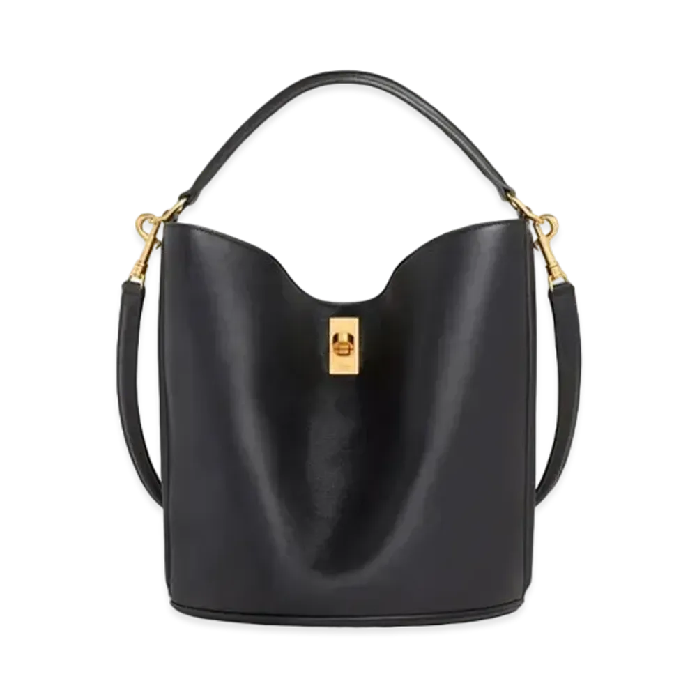 CELINE Bucket 16 Bag In Smooth Calfskin "Black"