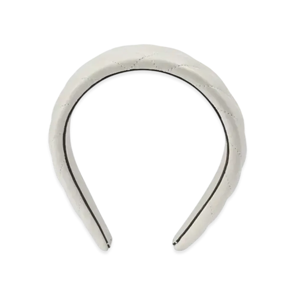 GUCCI Double G Leather Headband