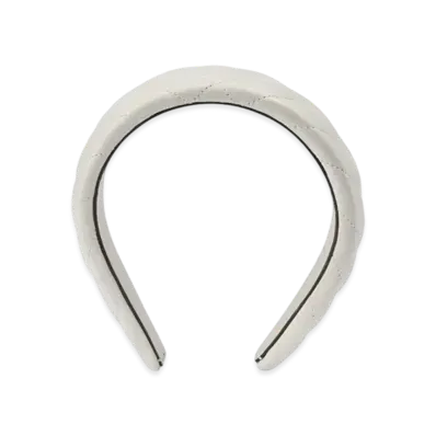 GUCCI Double G Leather Headband
