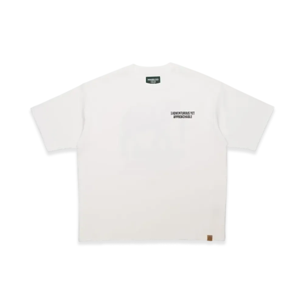 STARBUCKS STAND by BEAMS Animal Print T-shirt Elephant "White"