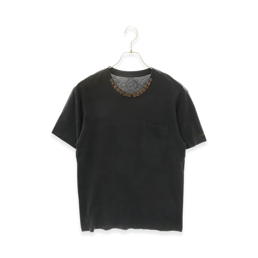 Chrome Hearts Old English Neck Logo Fuck T-Shirt "Black"