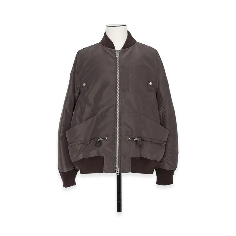 sacai Nylon Twill Blouson "Brown"