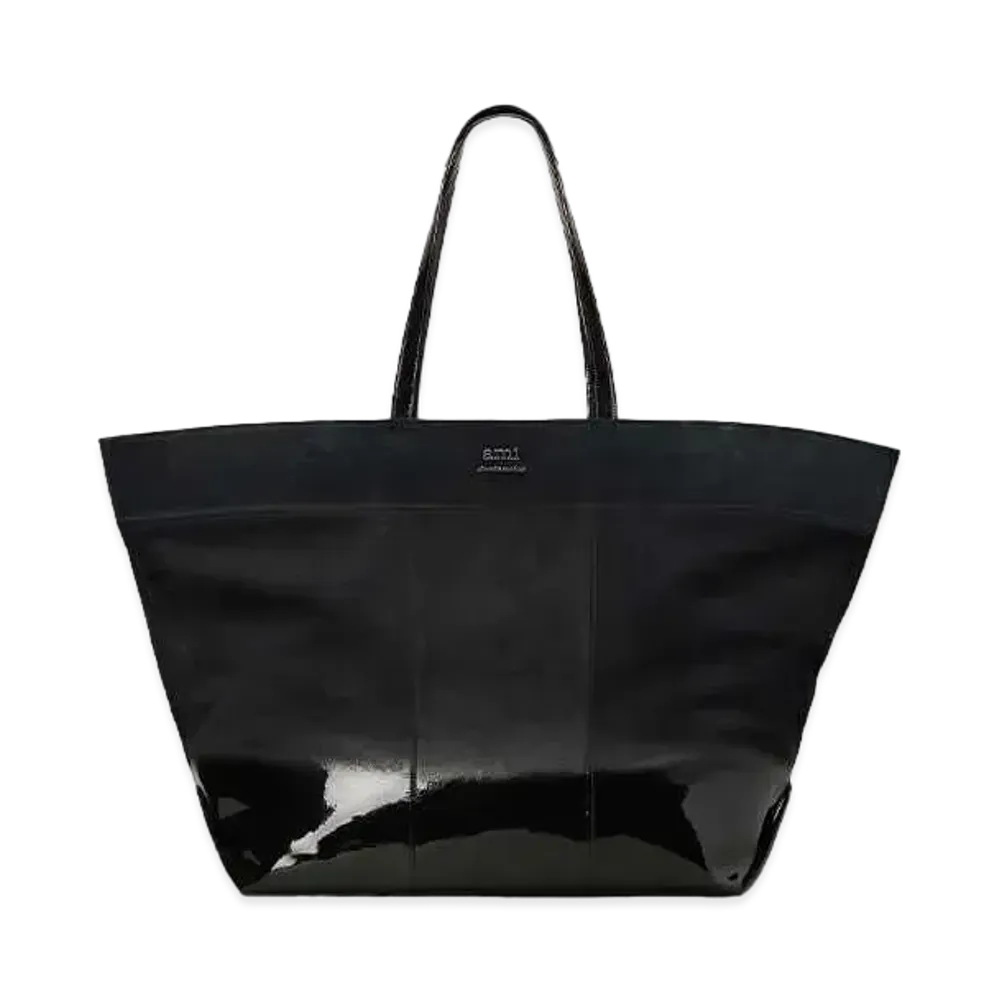 AMI PARIS East West Ami Maxi Shopping Bag "Black"