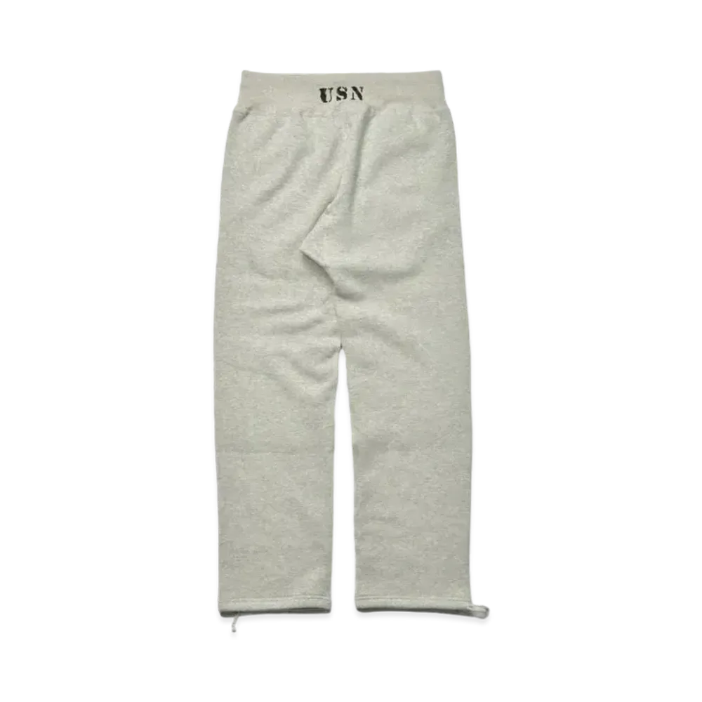 THE REAL McCOY'S Usn Sweatpants / Usn "Snow Grey"