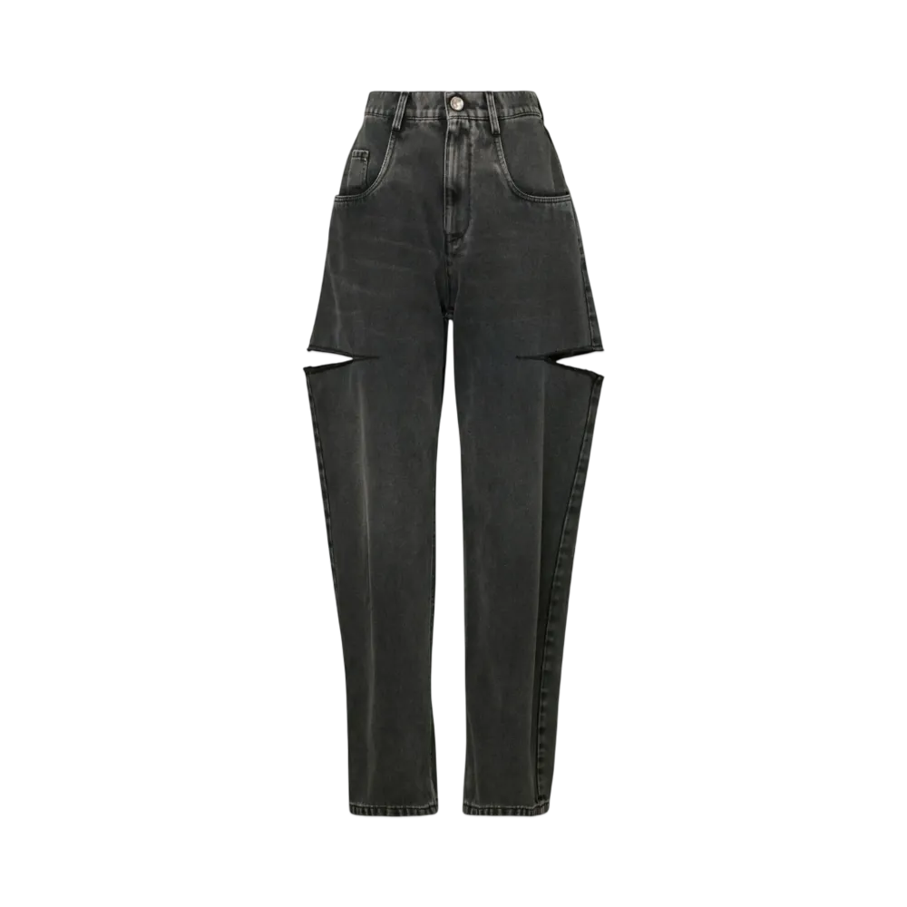 Maison Margiela Women's Cutout Jeans "Black"