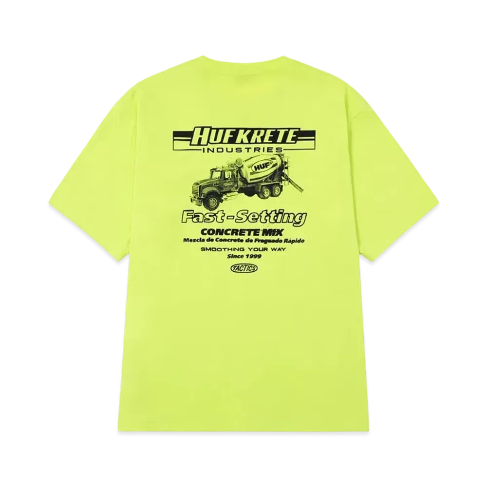 HUF x TACTICS Mixer Tee "Safety Green"