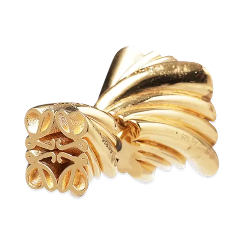 LOEWE Twisted Anagram Single Earring "Gold"