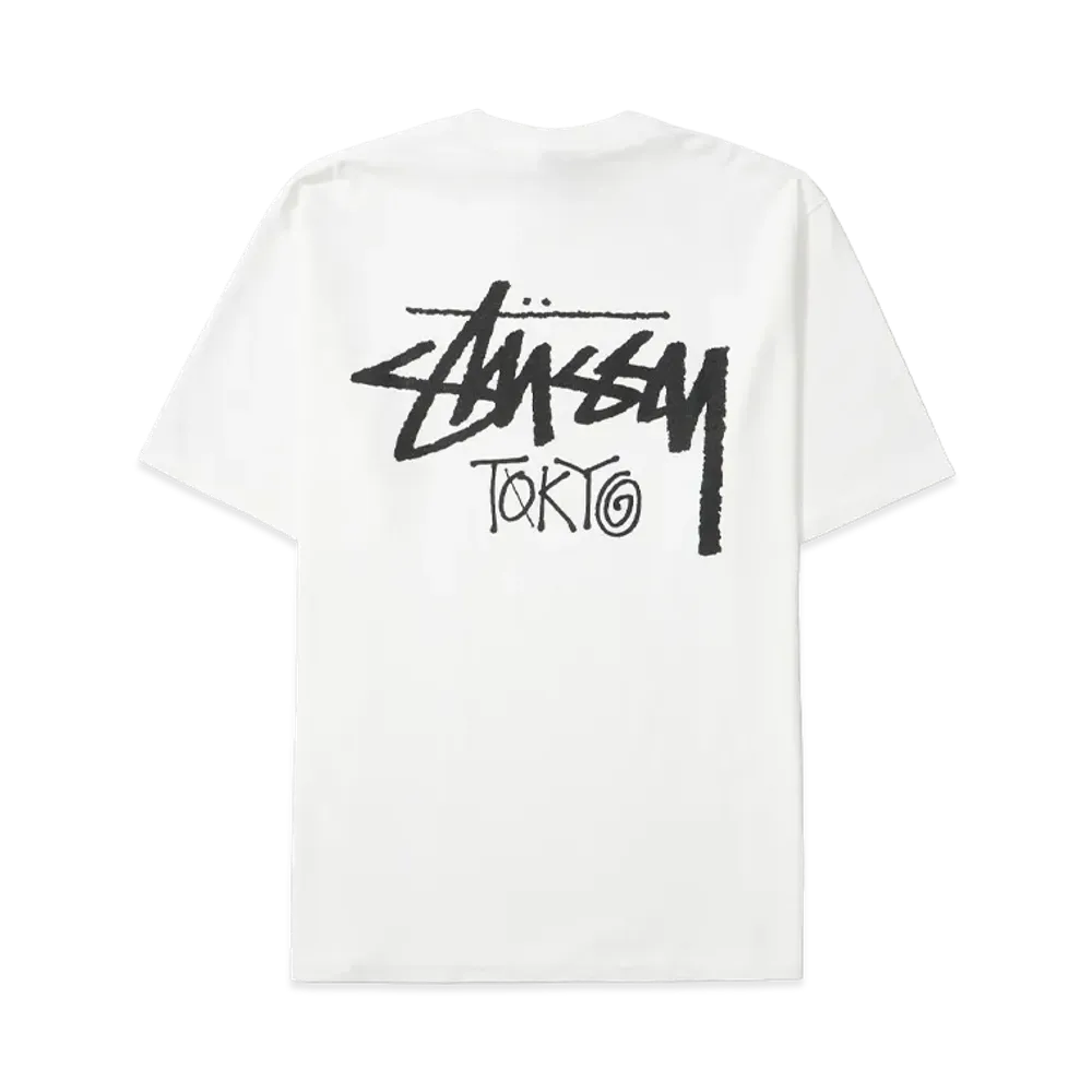 Stussy Stock Tokyo Exclusive S/S Tee "White"