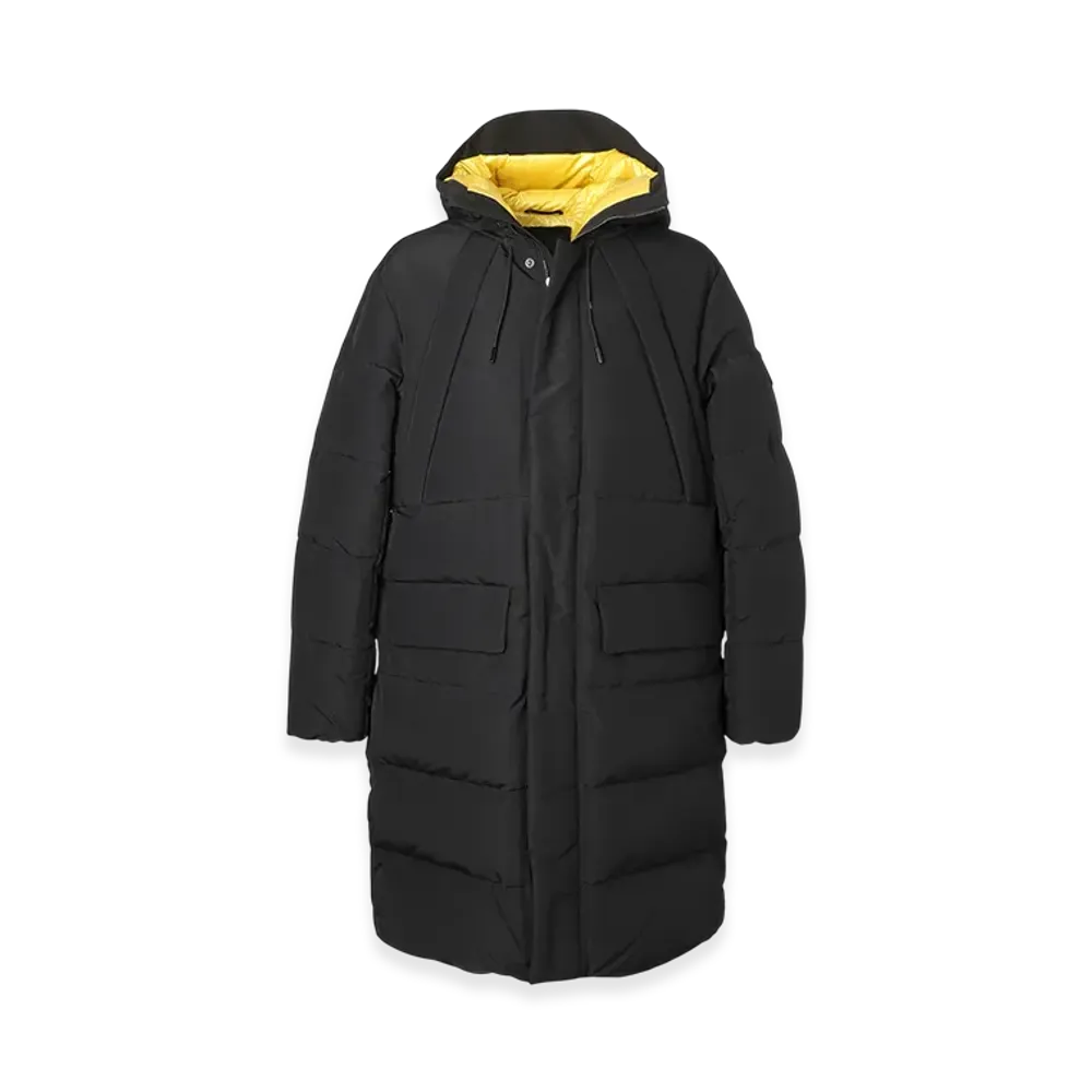 TATRAS Down Coat Size 1 Oreado "Black/Yellow"