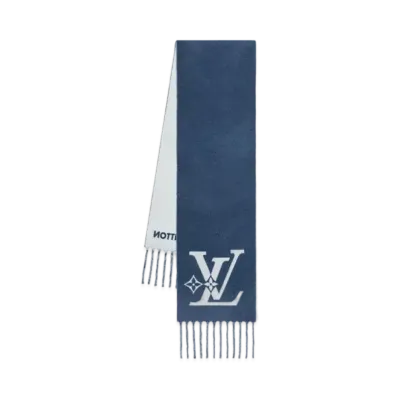 Louis Vuitton LV Smash Scarf "Blue"