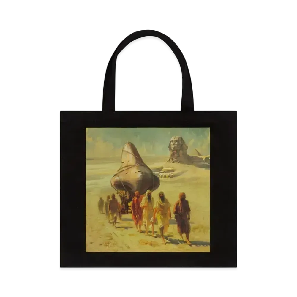 DENIM TEARS 'Knowbody Nose' Tote "Black"